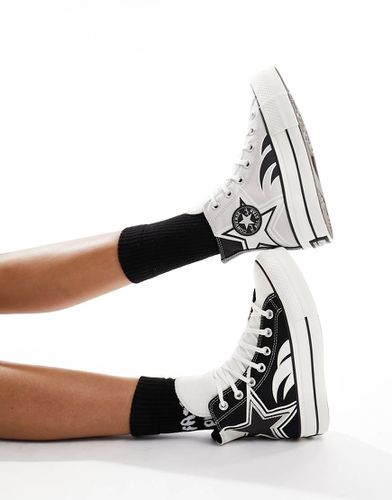 Chuck Taylor All Star Lift Hi - Sneakers alte grigie e nere - Converse - Modalova