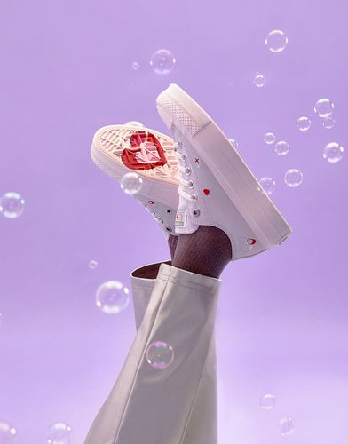 Lift Ox - Sneakers lilla con cuori - Converse - Modalova