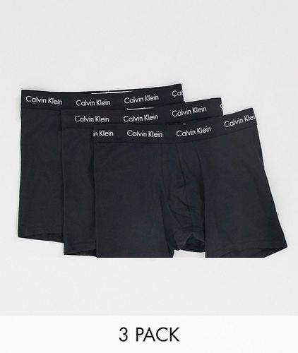 Confezione da 3 slip stile boxer aderenti multicolore con logo in vita - Calvin Klein - Modalova