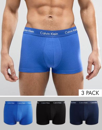 Cotton Stretch - Confezione da 3 boxer aderenti a vita bassa - Calvin Klein - Modalova