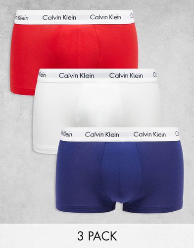 Cotton Stretch - Confezione da 3 paia di boxer aderenti a vita bassa - Calvin Klein - Modalova