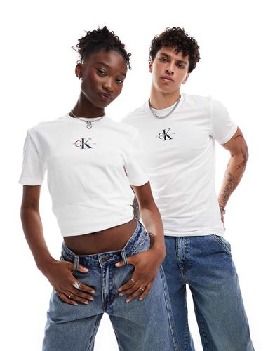 Pride - T-shirt slim unisex bianca - Calvin Klein Jeans - Modalova