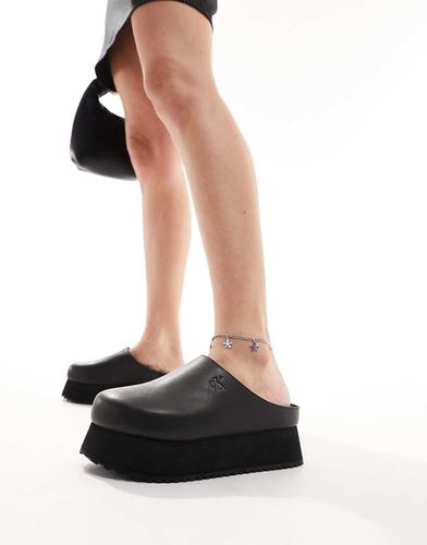 Sabot flatform neri con punta chiusa - Calvin Klein Jeans - Modalova