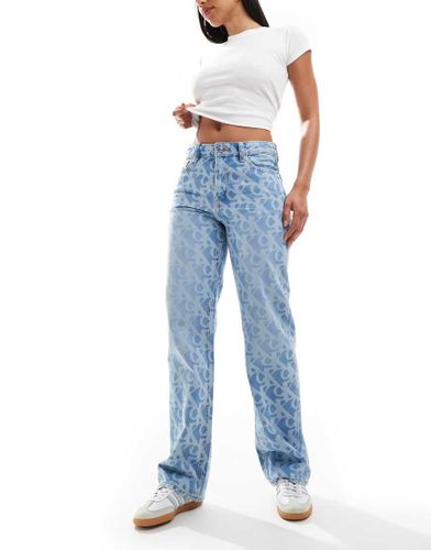 Signature - Jean imprimé style années 90 - moyen - Calvin Klein Jeans - Modalova