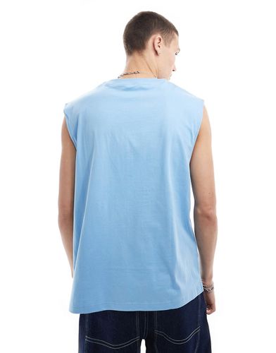 T-shirt senza maniche con monogramma del logo - Calvin Klein Jeans - Modalova