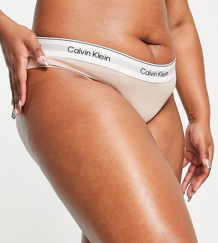 Plus - Modern Cotton - Slip stile bikini beige - Calvin Klein - Modalova