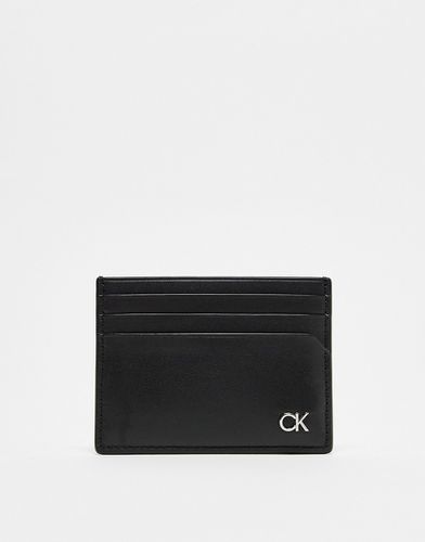 Portacarte con scritta "CK" in metallo - Calvin Klein - Modalova