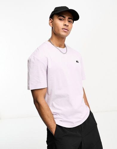T-shirt comoda lilla con fettuccia con logo - Calvin Klein - Modalova