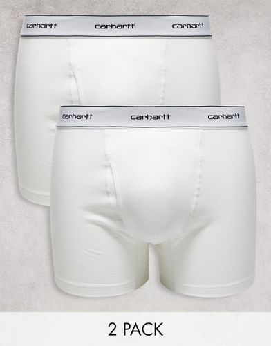 Confezione da 2 boxer aderenti in cotone bianchi - Carhartt WIP - Modalova