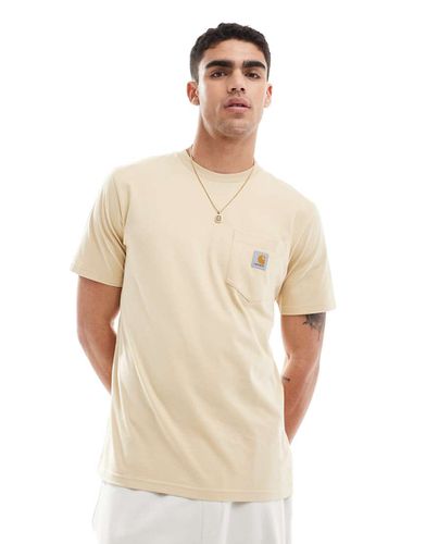 T-shirt beige con tasca - Carhartt WIP - Modalova