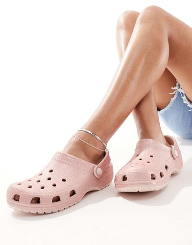 Zoccoli classici color quarzo glitterato - Crocs - Modalova