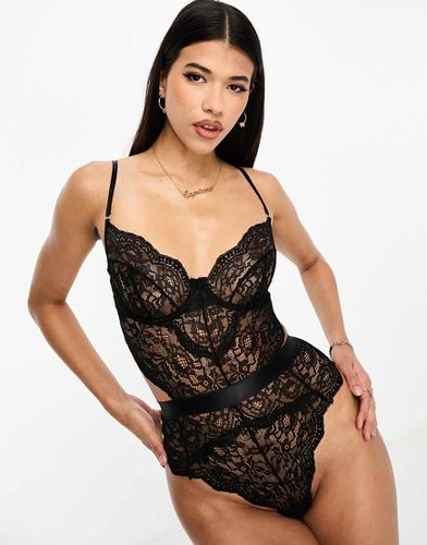 Hold Me Tight - Bodysuit in pizzo con ferretto - Ann Summers - Modalova