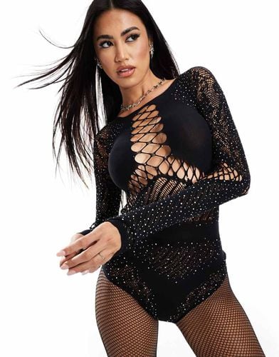 Halloween - Body con strass e motivo cachemire - Ann Summers - Modalova