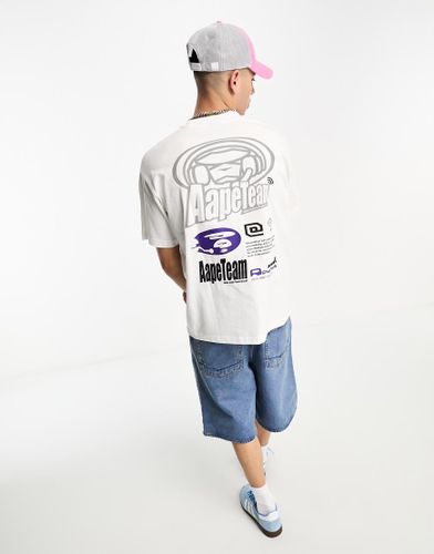 AAPE By A Bathing Ape - Metaverse - T-shirt bianca - AAPE BY A BATHING APE® - Modalova