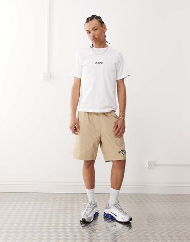 Short tissé à logo - Beige - Aape By A Bathing Ape® - Modalova