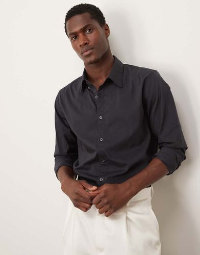 Camicia da ufficio nera - Abercrombie & Fitch - Modalova