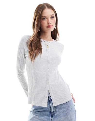 Top a maniche lunghe con bottoni - Abercrombie & Fitch - Modalova