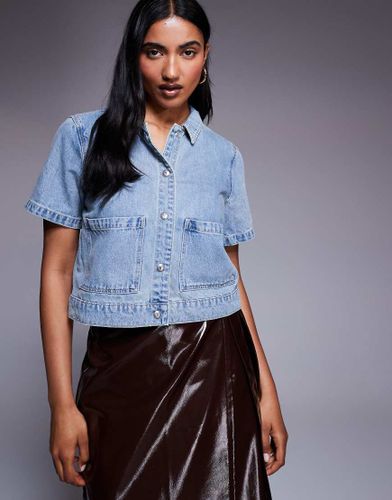 Abrand - Jeans Darling - Surchemise en jean à demi-manches - clair délavé - Abrand Jeans - Modalova