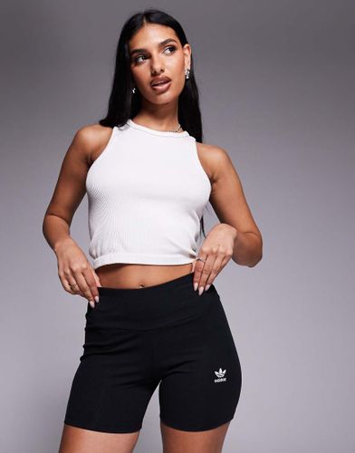 Trefoil Essentials - Short moulant côtelé - Adidas Originals - Modalova