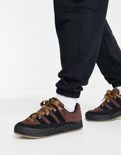 Adimatic - Sneakers marroni con suola in gomma - adidas Originals - Modalova