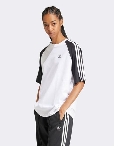 Colorblock - T-shirt oversize bianca - adidas Originals - Modalova