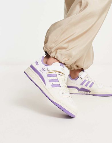 Forum 84 - Sneakers basse bianche e viola - adidas Originals - Modalova