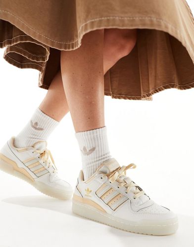 Forum Low CL - Sneakers basse bianco sporco e beige - adidas Originals - Modalova