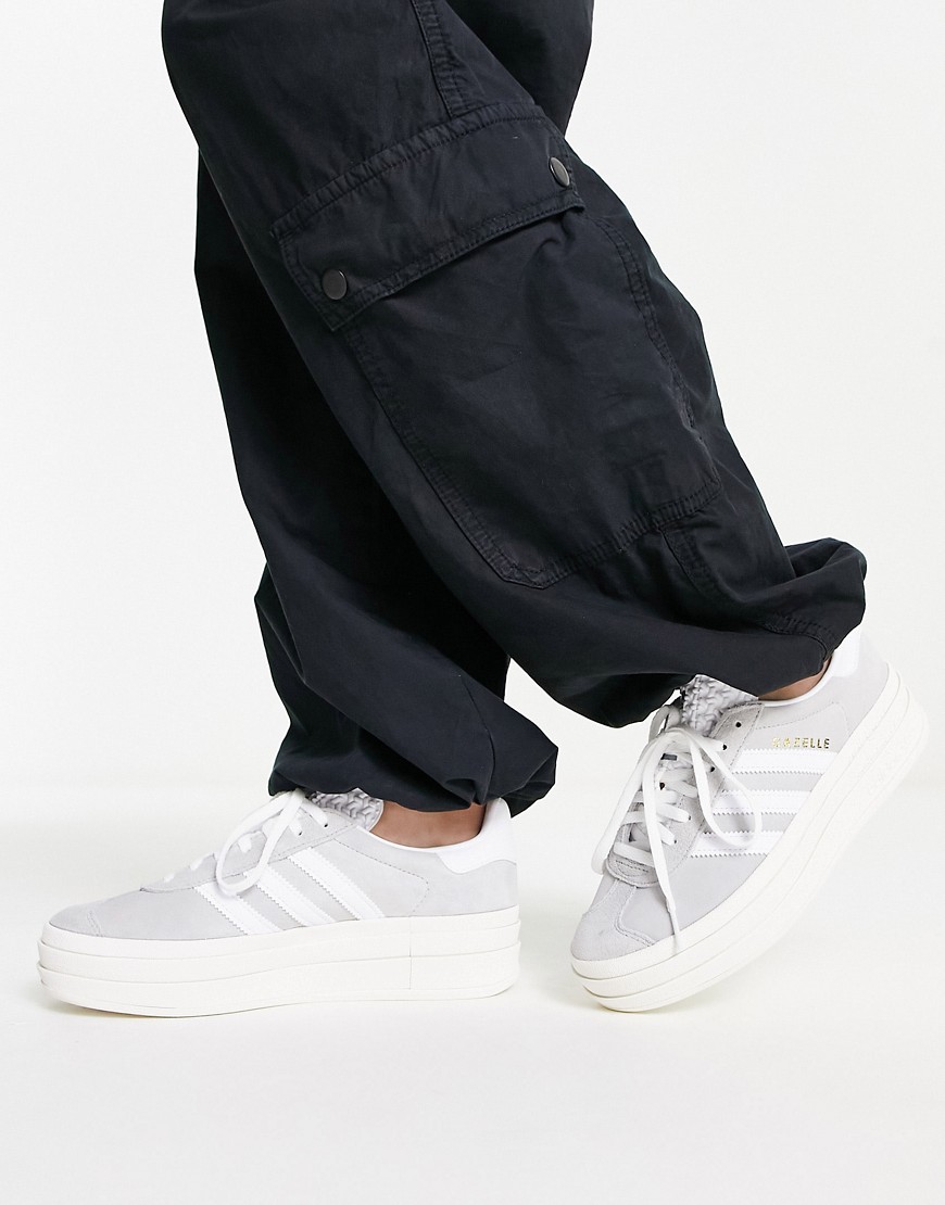 Gazelle Bold - Sneakers grigie con suola platform - adidas Originals - Modalova
