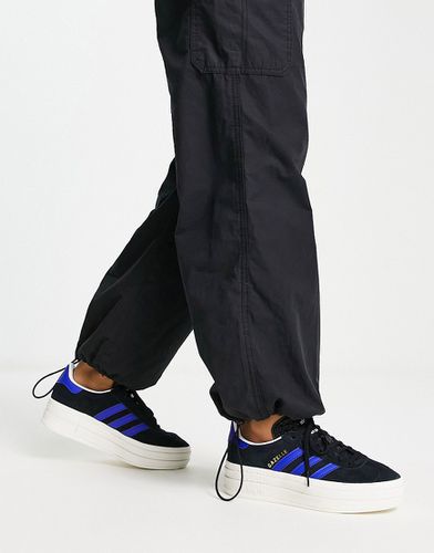 Gazelle Bold - Sneakers nere e blu con suola platform - adidas Originals - Modalova