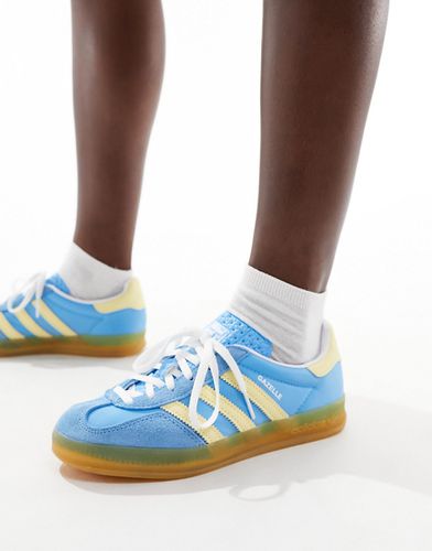 Gazelle Indoor - Sneakers gialle e blu con suola in gomma - adidas Originals - Modalova
