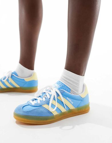 Gazelle Indoor - Sneakers gialle e blu con suola in gomma - adidas Originals - Modalova