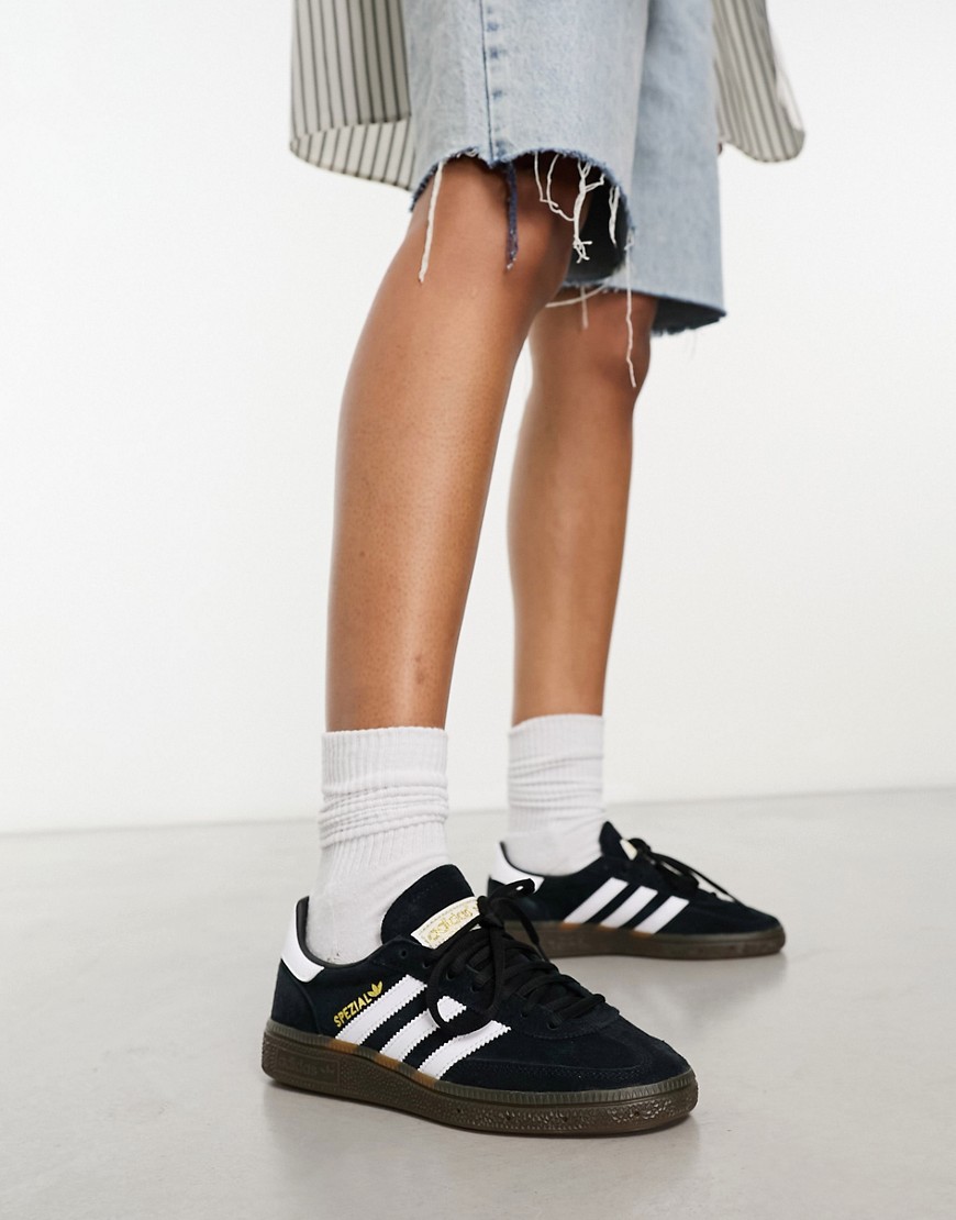 Handball Spezial - Sneakers nere con suola in gomma - adidas Originals - Modalova