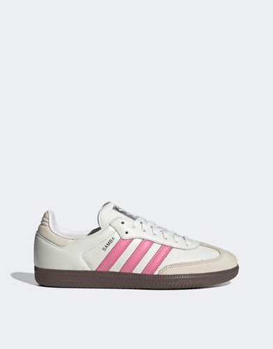 Samba OG - Sneakers bianche e rosa - adidas Originals - Modalova