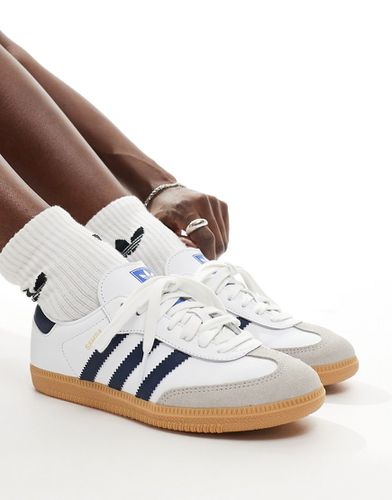 Samba OG - Sneakers color bianco e indaco - adidas Originals - Modalova