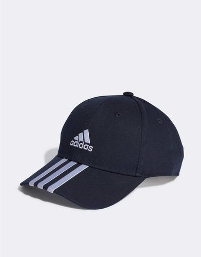 Cappello con visiera navy con 3 strisce - adidas performance - Modalova