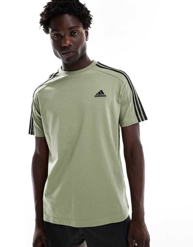 Essentials - T-shirt in jersey con 3 strisce - adidas performance - Modalova