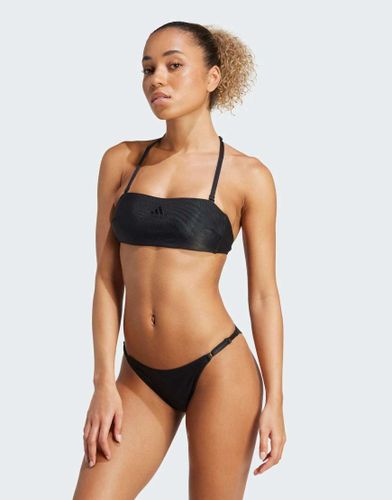 Iconisea - Top de bikini bandeau rembourré côtelé - Adidas Performance - Modalova