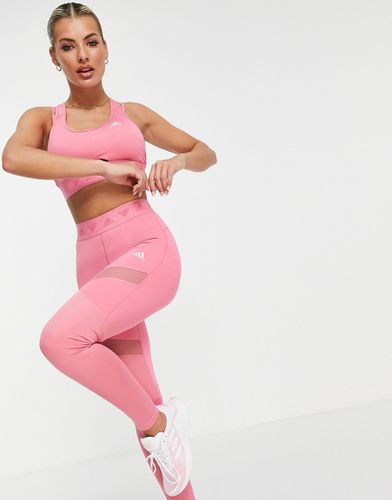 Adidas - Training - Leggings con fascia in vita con logo, colore - adidas performance - Modalova