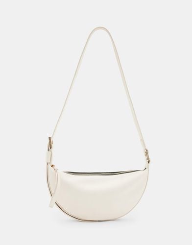 Borsa a mezza luna bianca a tracolla - AllSaints - Modalova