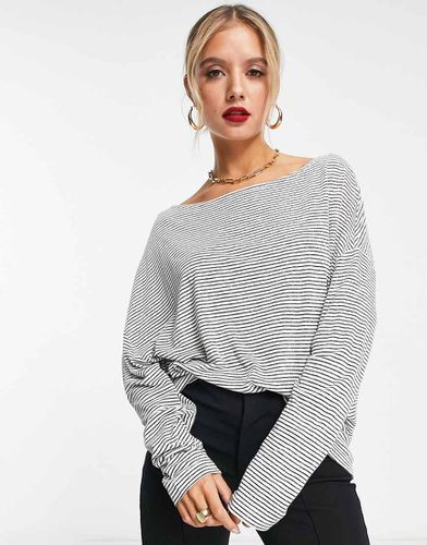 Rita - Top a maniche lunghe a righe nere - AllSaints - Modalova