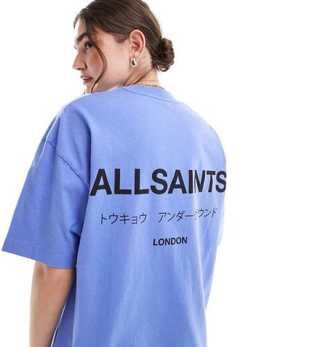 Underground - T-shirt oversize uva - In esclusiva per ASOS - AllSaints - Modalova