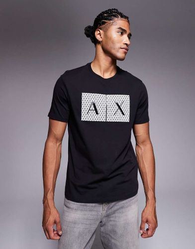 T-shirt manches courtes avec logo centré - Armani Exchange - Modalova