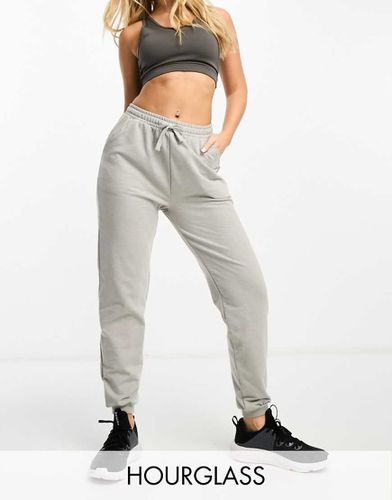 Hourglass - Icon - Joggers da allenamento slim con rovescio a ricci - ASOS - Modalova