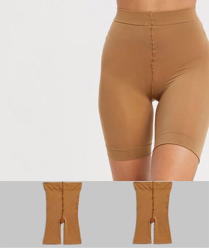 Confezione da 2 pantaloncini anti-sfregamento bronzo dorato - ASOS DESIGN - Modalova