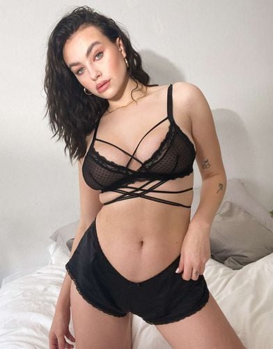 Coppe Grandi - Asli - Reggiseno a triangolo morbido con fascette - ASOS DESIGN - Modalova