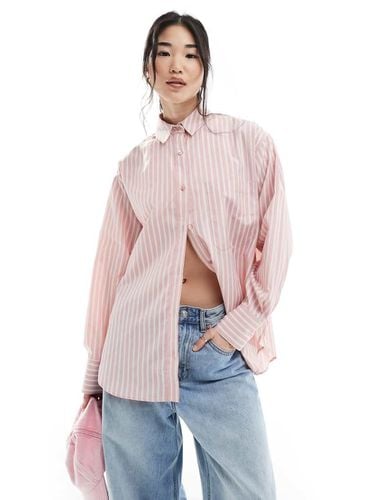 Camicia oversize a righe - ASOS DESIGN - Modalova