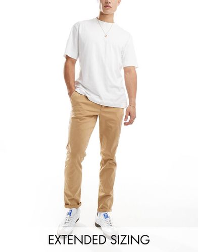 Chino affusolati color cuoio slavato - ASOS DESIGN - Modalova