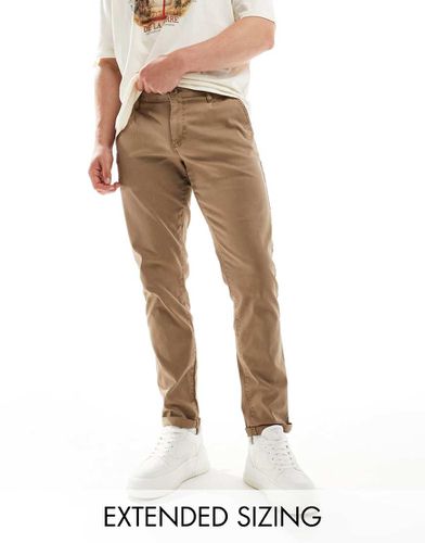 Chino slim beige slavato - ASOS DESIGN - Modalova