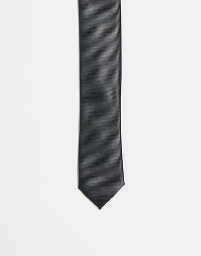 Cravatta skinny antracite - ASOS DESIGN - Modalova