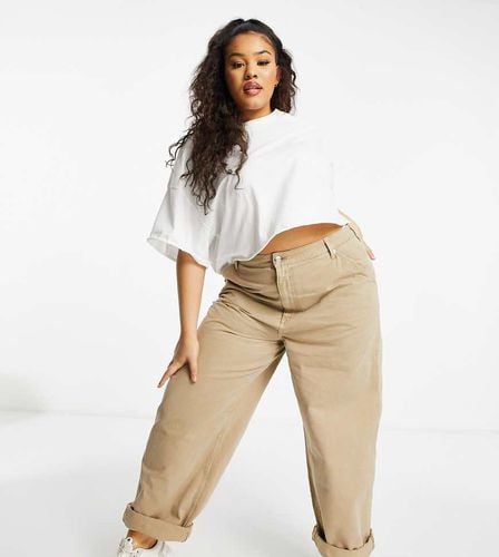 ASOS DESIGN Curve - Chino extra larghi color fungo - ASOS Curve - Modalova